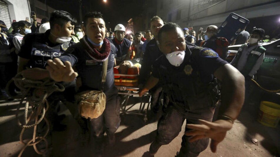 Suben a 224 los muertos por terremoto en México