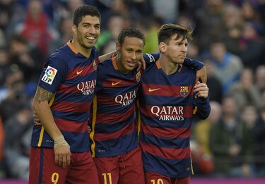 Barcelona repite goleada con tantos de Neymar, Suárez y Messi