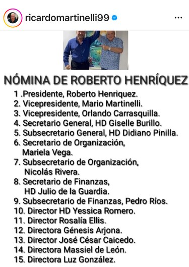 Yanibel Ábrego vs. Roberto Henríquez: el duelo por el control de Cambio Democrático