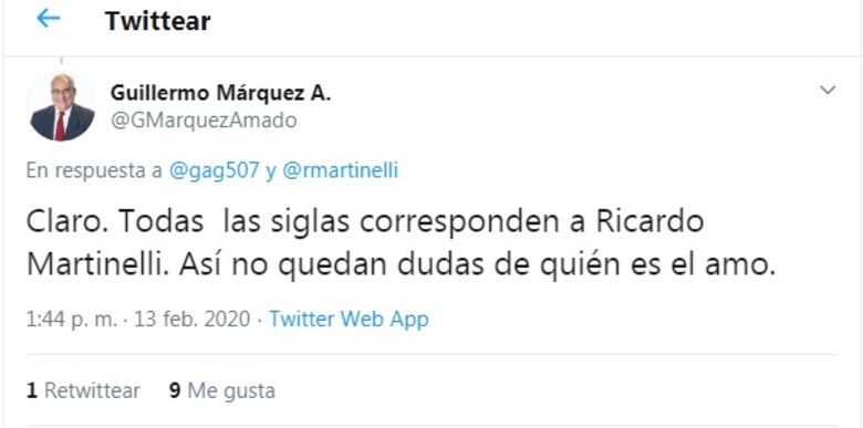 Ricardo Martinelli baraja tres nombres para su nuevo partido político