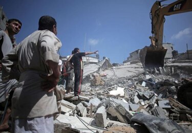 Palestinos muertos en Gaza ya suman 508