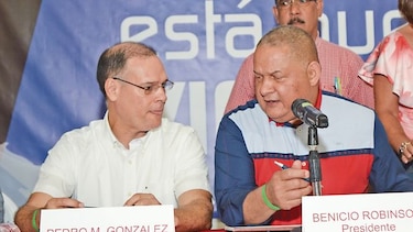 Benicio Robinson y Pedro Miguel González, en pugna por las alianzas