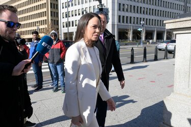 María Corina Machado llega a la Casa Blanca para un almuerzo con Donald Trump