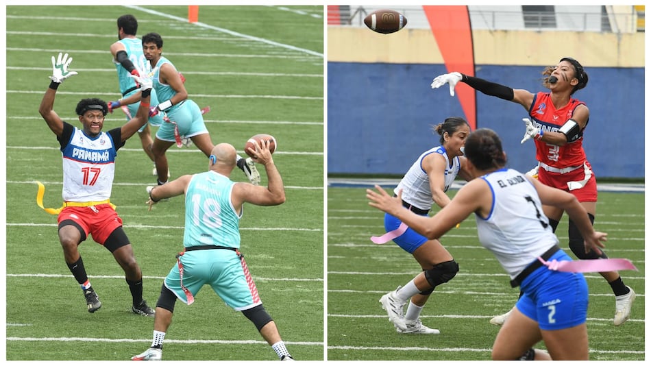 Panamá mantiene su paso imparable en el flag football de los Juegos Centroamericanos