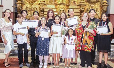 Panamá destaca en primer concurso de violín