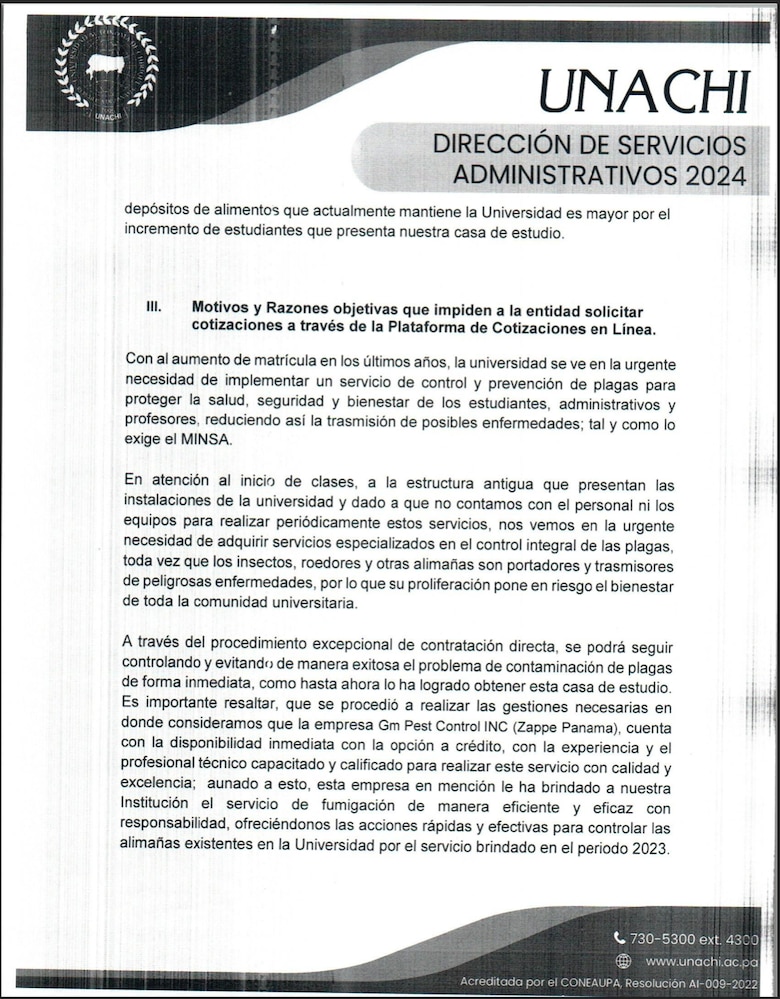Zappe Panamá, la vecina de Servicios Rama que también recibió contratos con el Estado