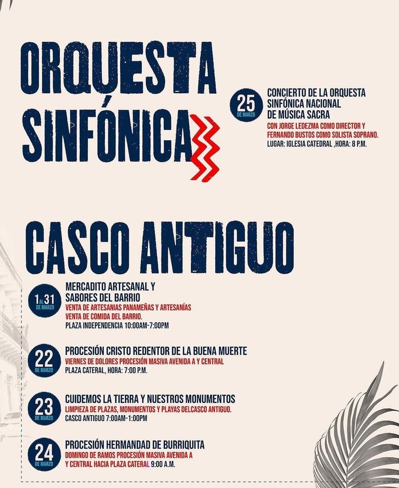 Agenda cultural: variedad de eventos en Panamá