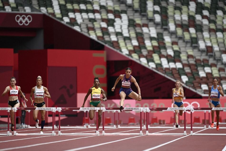 La panameña Gianna Woodruff clasifica para las semifinales de los 400 metros vallas en los Juegos Olímpicos