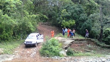 Agricultor es encontrado con vida por miembros del Sinaproc en Las Minas