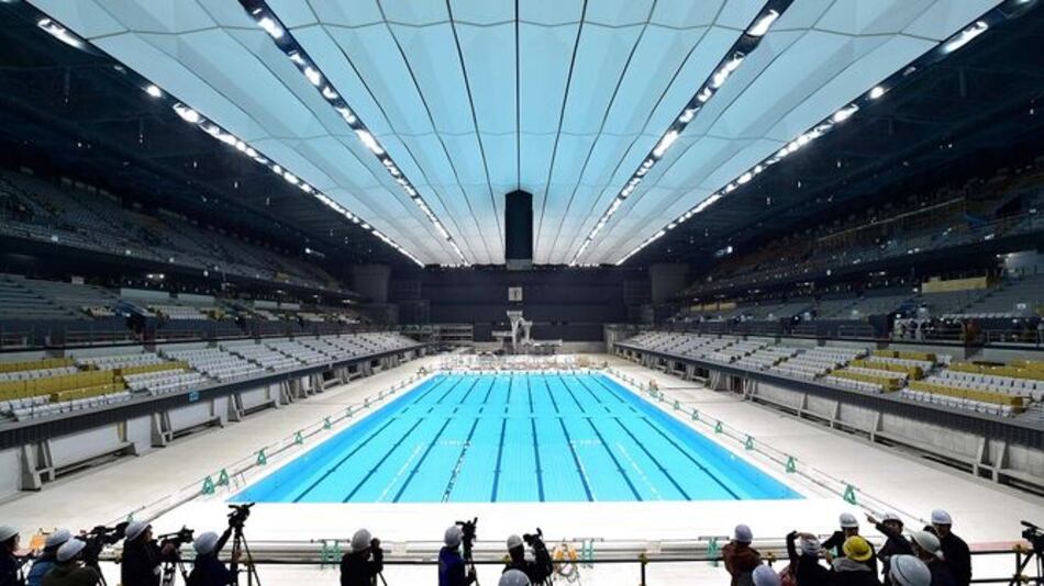 Tokio-2020, muestra su centro acuático olímpico con capacidad para 15 mil espectadores