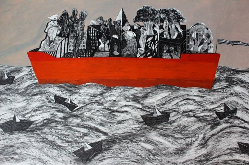 Una travesía en el mar en la nueva muestra de Fernando Toledo