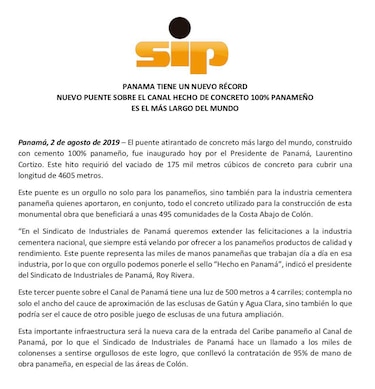 La nueva conexión con el Atlántico