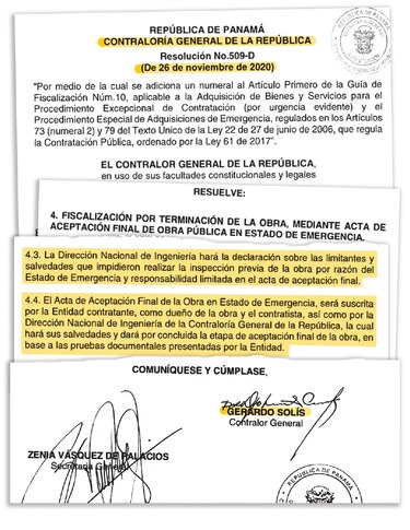 Contraloría abre la puerta para desembolsos millonarios
