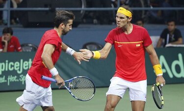 España regresa al Grupo Mundial de la Davis tras vencer a India 3-0