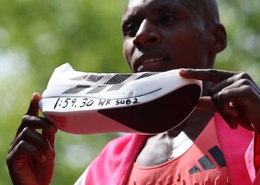 Las zapatillas de carbono, claves en la revolución del maratón liderada por Sawe