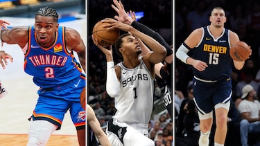 Gilgeous-Alexander, Jokic y Wembanyama, finalistas al MVP de la NBA