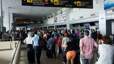 Aeropuerto internacional de Tocumen, sin fluido eléctrico