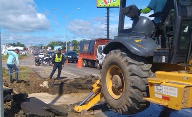 Daño en tubería de 12 pulgadas deja sin agua a gran parte de Chitré