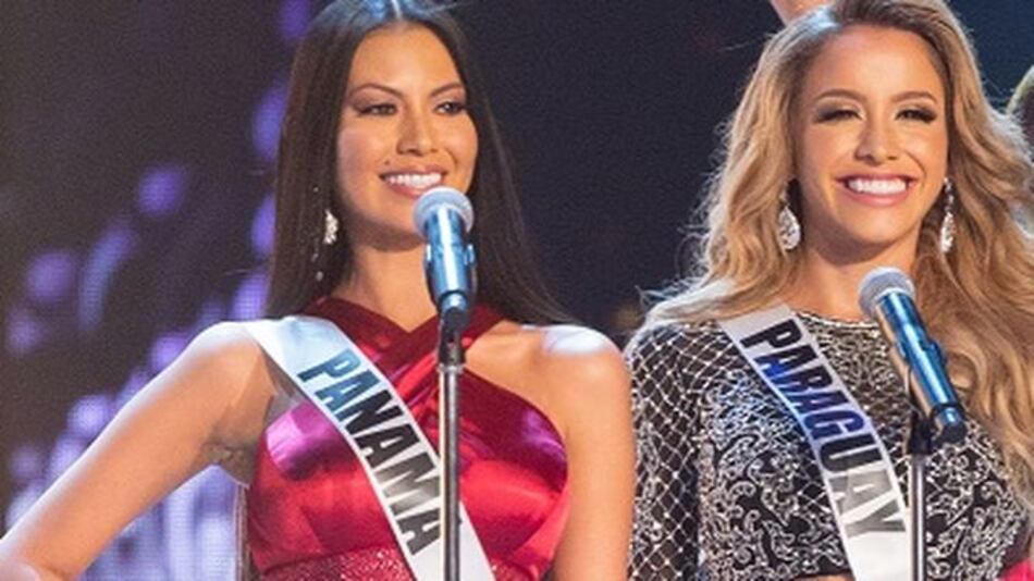 Rosa Iveth Montezuma en competencia de traje de baño y vestido de gala en Miss Universo