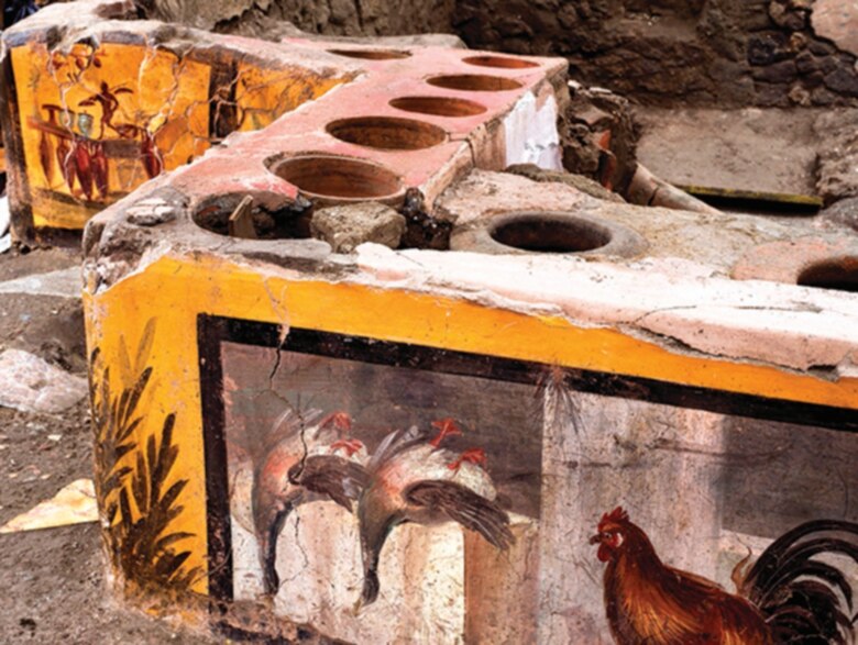 Descubren en Pompeya un ‘fast food’ intacto