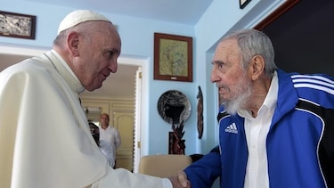 El papa Francisco visitó a Fidel Castro en su domicilio de La Habana