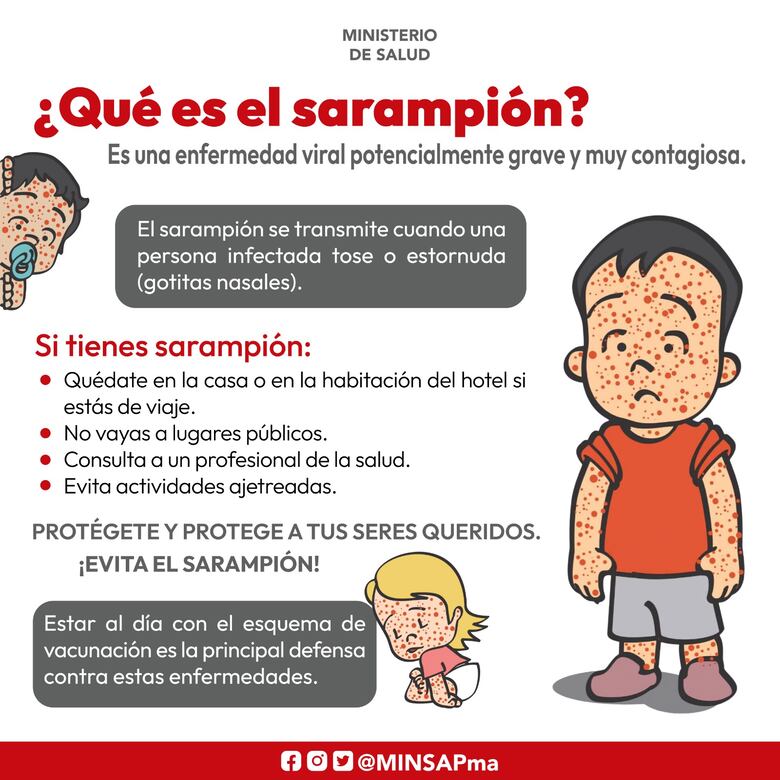 La jornada de vacunación contra el sarampión está rezagada