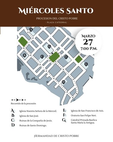 Conozca la programación de la Semana Santa 2024 en el Casco Antiguo