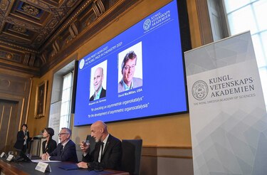 Dos expertos en los catalizadores ganan el Nobel de Química