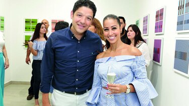 Cruz-Diez celebra junto a Mionetto