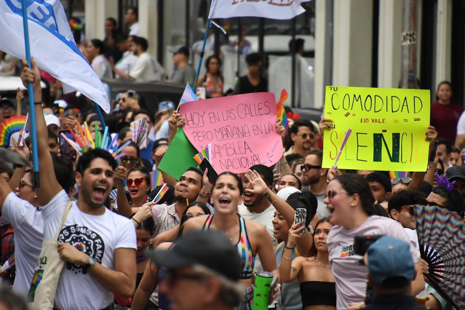 Concluye el mes del orgullo en Panamá con una marcha que recorrió del Casco Antiguo a la Cinta Costera