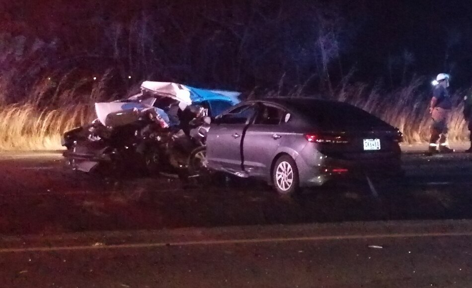 Triple colisión deja un muerto y ocho heridos en Natá