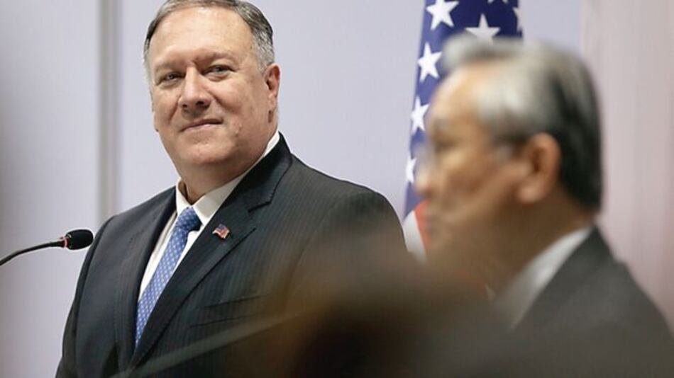 Mike Pompeo busca contrarrestar la influencia china en Asia