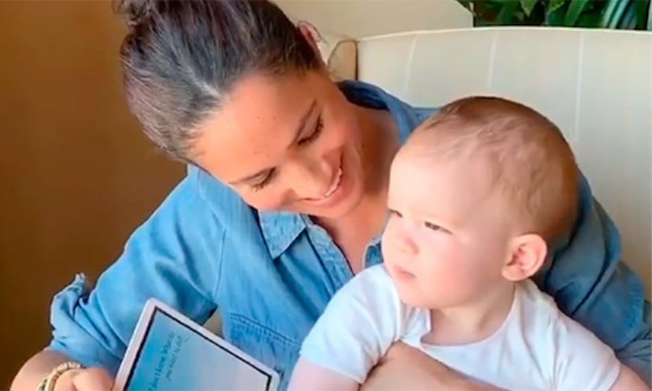 Harry y Meghan comparten video del pequeño Archie en su primer año
