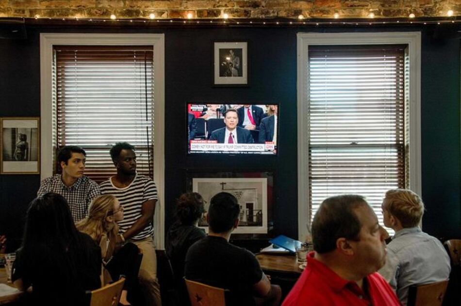 Testimonio de James Comey atrajo nueve millones a cadenas de cable