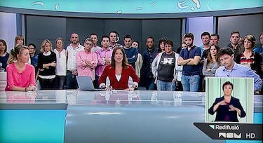 Rebelión en una televisión regional de España condenada al cierre