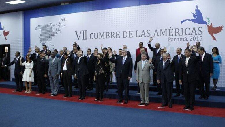 Las plenarias en la VII Cumbre de las Américas