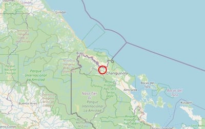 Se registra sismo y réplicas en la frontera entre Panamá y Costa Rica; no se reportan afectaciones