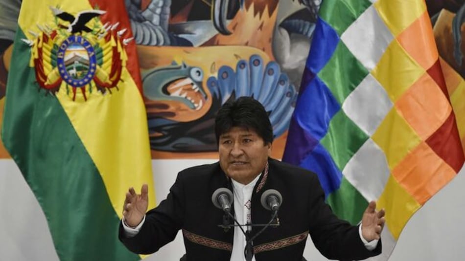 Tribunal electoral da triunfo a Evo Morales en primera vuelta; tendrá un nuevo mandato hasta 2025
