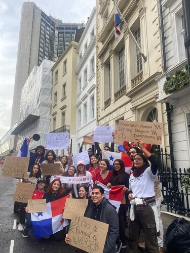 Las protestas contra el contrato minero rompen fronteras