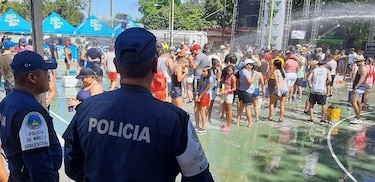Seguridad policial y de salud en los carnavales chiricanos