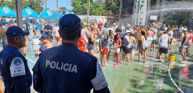 Seguridad policial y de salud en los carnavales chiricanos