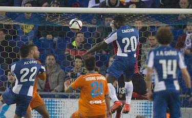 Ecuatoriano Caicedo marca dos goles y el Espanyol avanza a cuartos de final