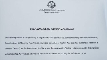 Tras disturbios en la Universidad de Panamá se reabre la vía Transístmica