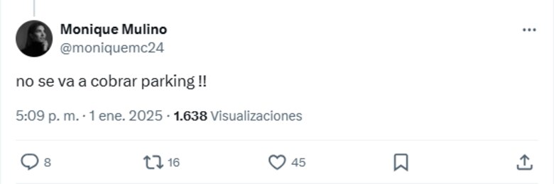 ‘No se va a cobrar’ por el uso de los estacionamientos del parque Omar: Monique Mulino