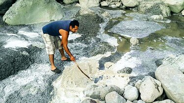 Río Bayano sufre estragos, tras extracción de material