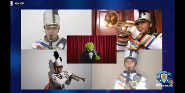 Banda musical La Primavera participa virtualmente en el especial de Año Nuevo del Desfile de las Rosas 2021