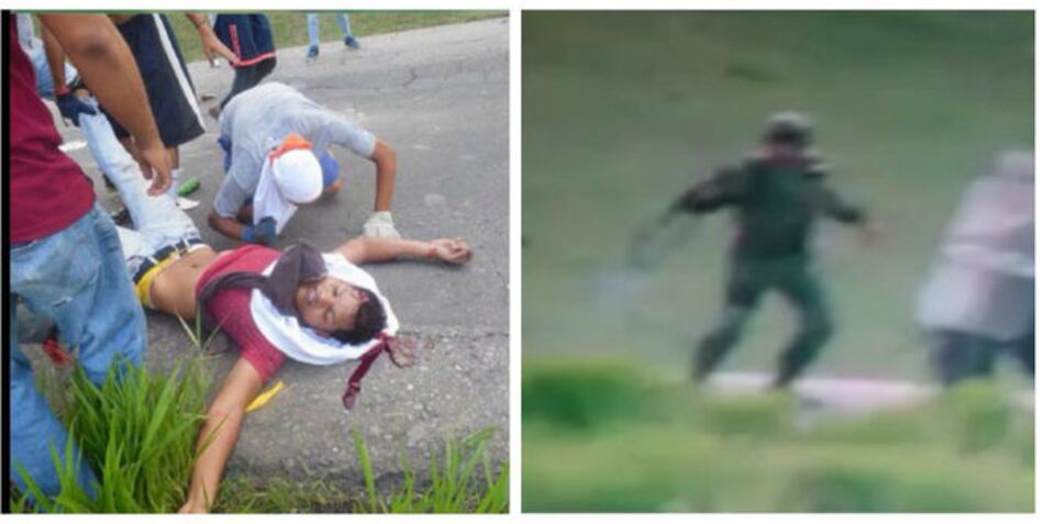 De un tiro en la cabeza, Guardia Nacional remata a estudiante que estaba desmayado en el suelo