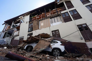 Las impactantes imágenes de los destrozos causados por el potente terremoto que sacudió Colombia