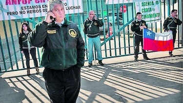 Custodios, en huelga por sus jubilaciones