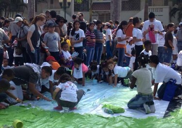 Masiva asistencia al taller ‘Pintemos los 100 años del Canal’
